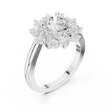 Ladies Ring DDLR-405@7 - White Gold - Image