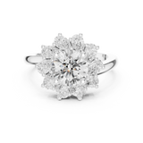 Ladies Ring DDLR-405@7 - White Gold - Image