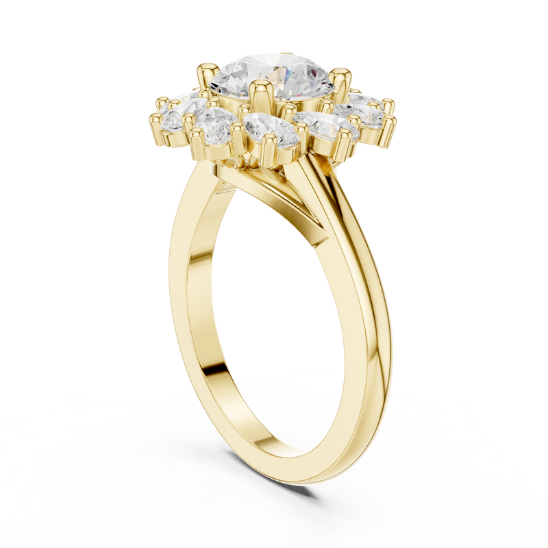 Ladies Ring DDLR-405@7 - Yellow Gold - Image