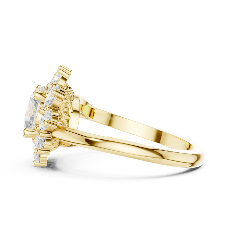 Ladies Ring DDLR-405@7 - Yellow Gold - Image