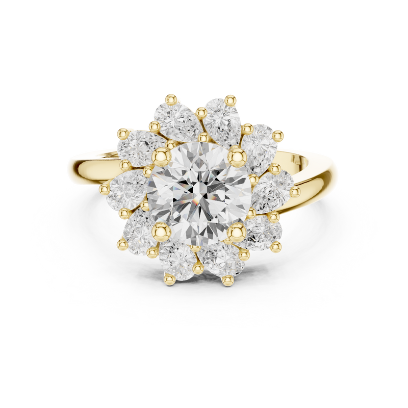 Ladies Ring DDLR-405@7 - Yellow Gold - Image