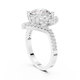 Ladies Ring DDLR-406@7 - White Gold - Image
