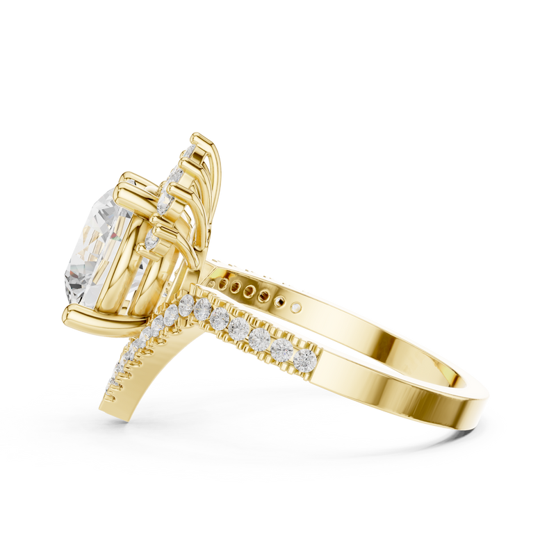 Ladies Ring DDLR-406@7 - Yellow Gold - Image