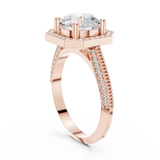 Ladies Ring DDLR-407@7 - Rose Gold - Image