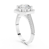 Ladies Ring DDLR-407@7 - White Gold - Image