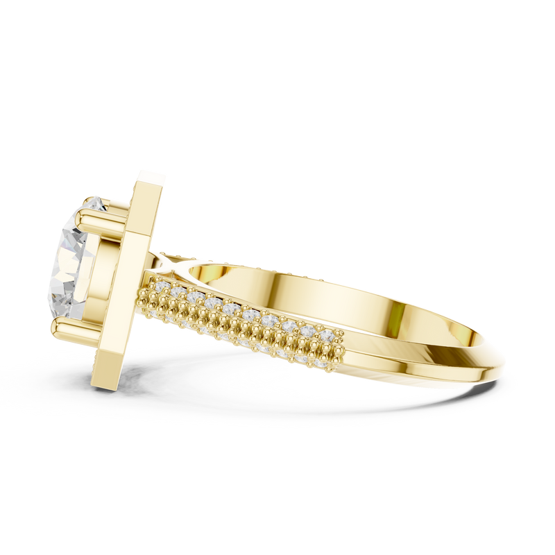 Ladies Ring DDLR-407@7 - Yellow Gold - Image