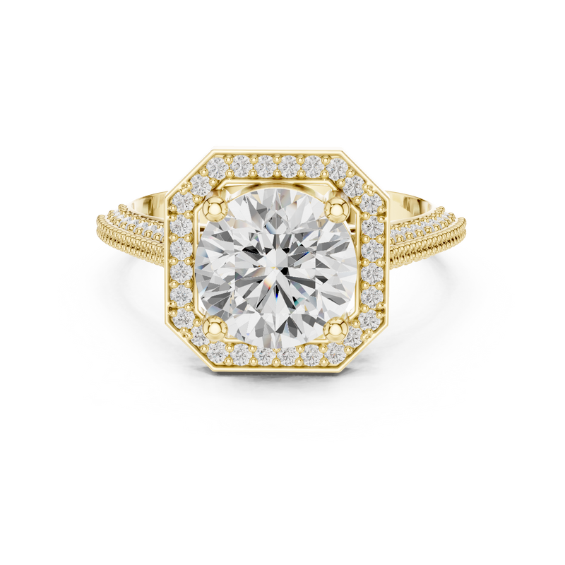 Ladies Ring DDLR-407@7 - Yellow Gold - Image