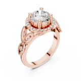 Ladies Ring DDLR-408@7 - Rose Gold - Image