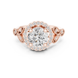 Ladies Ring DDLR-408@7 - Rose Gold - Image