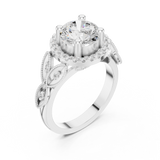Ladies Ring DDLR-408@7 - White Gold - Image