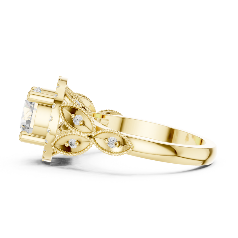 Ladies Ring DDLR-408@7 - Yellow Gold - Image