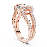 Ladies Ring DDLR-409@7 - Rose Gold - Image