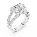 Ladies Ring DDLR-409@7 - White Gold - Image