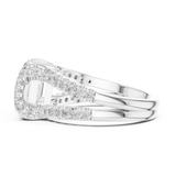 Ladies Ring DDLR-409@7 - White Gold - Image