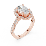 Ladies Ring DDLR-410@7 - Rose Gold - Image