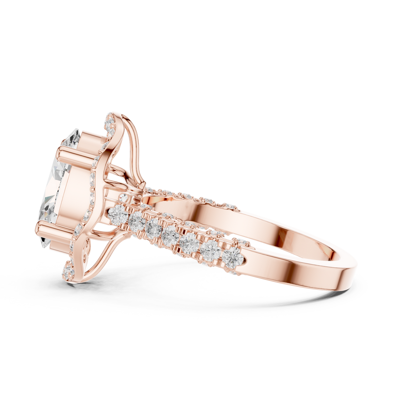 Ladies Ring DDLR-410@7 - Rose Gold - Image