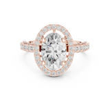 Ladies Ring DDLR-410@7 - Rose Gold - Image