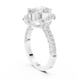 Ladies Ring DDLR-410@7 - White Gold - Image
