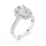 Ladies Ring DDLR-410@7 - White Gold - Image