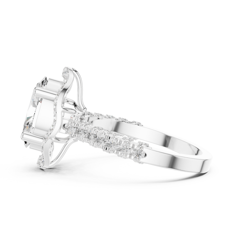 Ladies Ring DDLR-410@7 - White Gold - Image