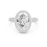 Ladies Ring DDLR-410@7 - White Gold - Image