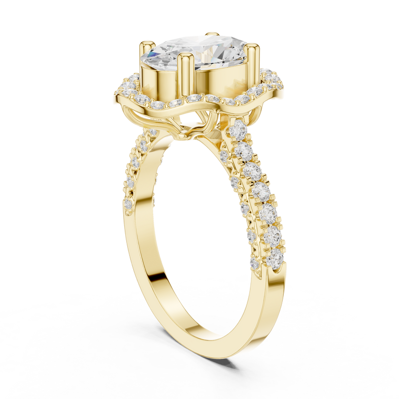 Ladies Ring DDLR-410@7 - Yellow Gold - Image