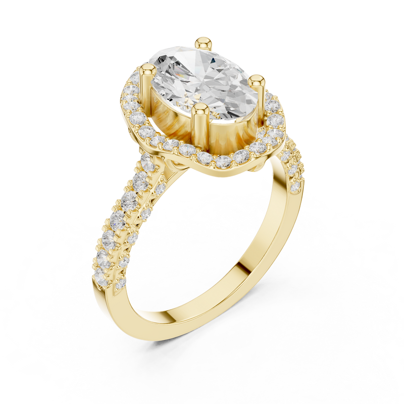 Ladies Ring DDLR-410@7 - Yellow Gold - Image