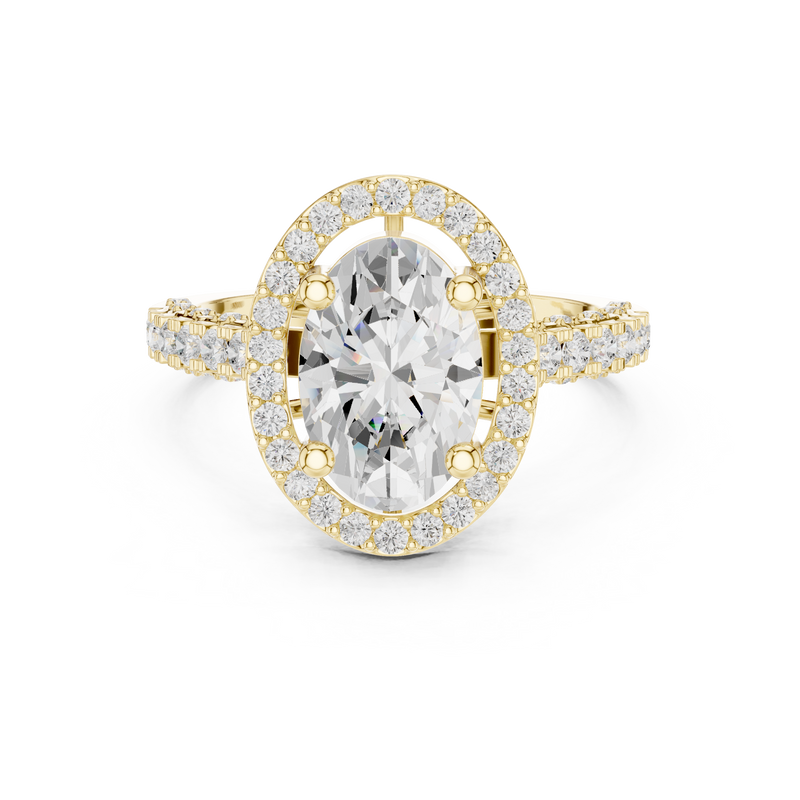 Ladies Ring DDLR-410@7 - Yellow Gold - Image