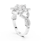 Ladies Ring DDLR-411@7 - White Gold - Image