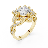 Ladies Ring DDLR-411@7 - Yellow Gold - Image