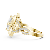 Ladies Ring DDLR-411@7 - Yellow Gold - Image