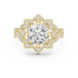Ladies Ring DDLR-411@7 - Yellow Gold - Image