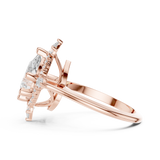 Ladies Ring DDLR-412@7 - Rose Gold - Image