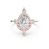 Ladies Ring DDLR-412@7 - Rose Gold - Image