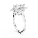 Ladies Ring DDLR-412@7 - White Gold - Image