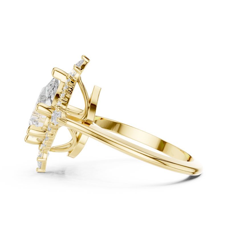 Ladies Ring DDLR-412@7 - Yellow Gold - Image