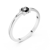 Ladies Ring DDLR-413@7 - White Gold - Image