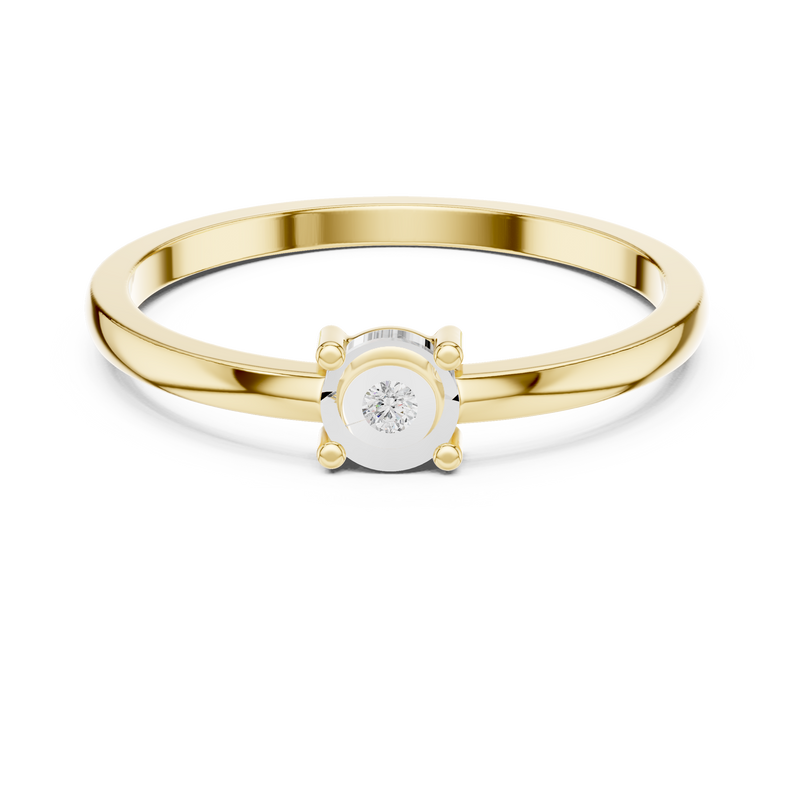 Ladies Ring DDLR-413@7 - Yellow Gold - Image
