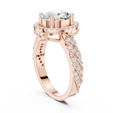 Ladies Ring DDLR-414@7 - Rose Gold - Image