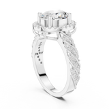 Ladies Ring DDLR-414@7 - White Gold - Image