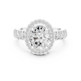 Ladies Ring DDLR-414@7 - White Gold - Image