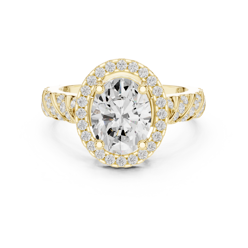 Ladies Ring DDLR-414@7 - Yellow Gold - Image