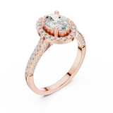 Ladies Ring DDLR-415@7 - Rose Gold - Image