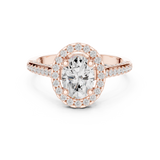 Ladies Ring DDLR-415@7 - Rose Gold - Image
