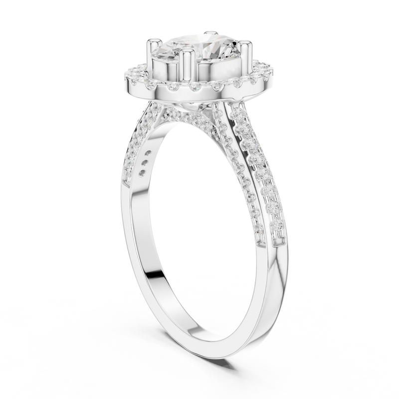 Ladies Ring DDLR-415@7 - White Gold - Image