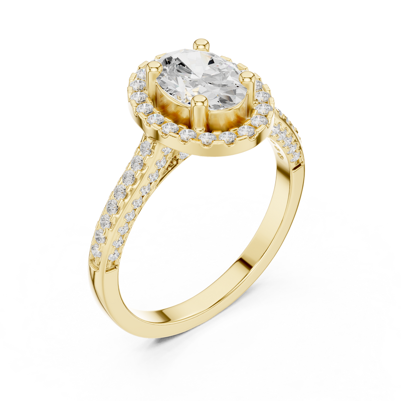Ladies Ring DDLR-415@7 - Yellow Gold - Image