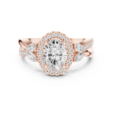 Ladies Ring DDLR-416@7 - Rose Gold - Image
