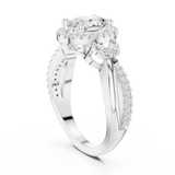 Ladies Ring DDLR-416@7 - White Gold - Image