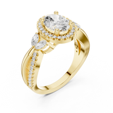 Ladies Ring DDLR-416@7 - Yellow Gold - Image