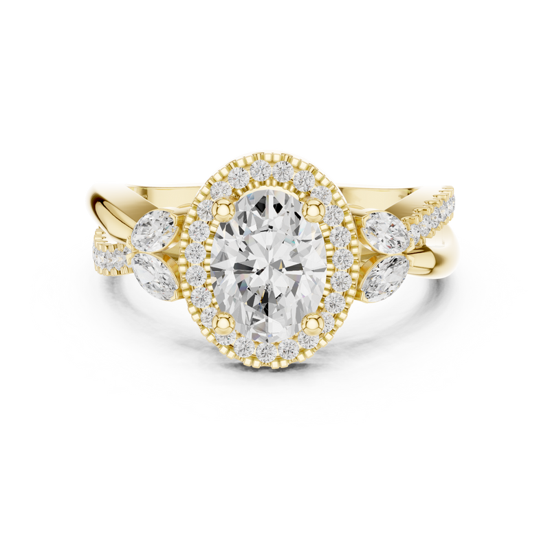 Ladies Ring DDLR-416@7 - Yellow Gold - Image